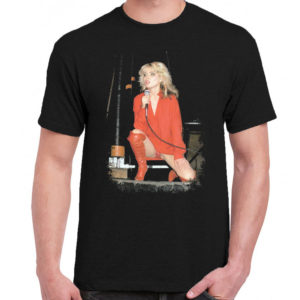 1CP A 072 Debbie Harry Blondie t shirt rock band metal retro punk vintage concert tshirts tour shirt rock for men classic cotton logo gift quality new