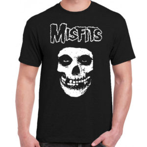 1CP A 150 Misfits t shirt rock band metal retro punk vintage concert tshirts tour shirt rock for men classic cotton logo gift quality new