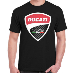 1CP A 168 DUCATI CORSE t shirt retro vintage tshirts shirt t shirts for men classic cotton design handmade logo new