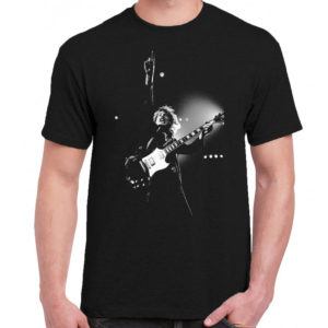 1CP A 176 Angus Young birthday t shirt rock band metal retro punk vintage concert tshirts tour shirt rock for men classic cotton logo gift quality new