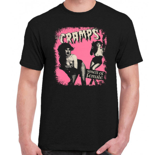 1CP A 217 Cramps Smell of Female t shirt rock band metal retro punk vintage concert tshirts tour shirt rock for men classic cotton logo gift quality new