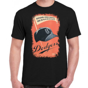 1CP A 240 Dodgers 1957 t shirt retro vintage tshirts shirt t shirts for men classic cotton design handmade logo new