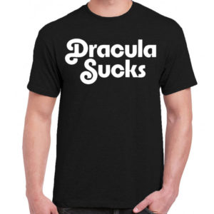 1CP A 241 Dracula Sucks t shirt retro vintage tshirts shirt t shirts for men classic cotton design handmade logo new