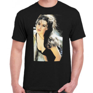 1CP A 249 Monica Bellucci t shirt retro vintage tshirts shirt t shirts for men classic cotton design handmade logo new