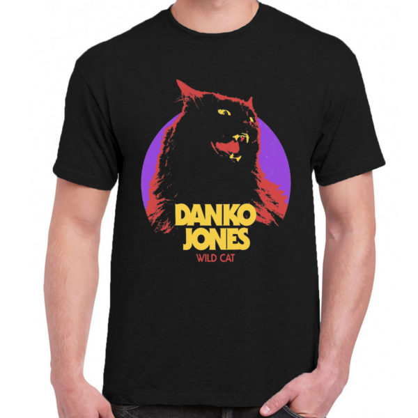 1CP A 264 DANKO JONES WILD CAT t shirt retro vintage tshirts shirt t shirts for men classic cotton design handmade logo new