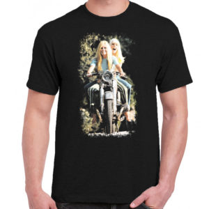 1CP A 292 Brigitte Bardot and Sylvie Vartan t shirt retro vintage tshirts shirt t shirts for men classic cotton design handmade logo new