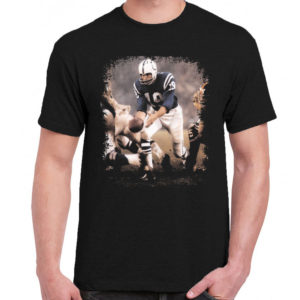 1CP A 333 Johnny Unitas t shirt retro vintage tshirts shirt t shirts for men classic cotton design handmade logo new