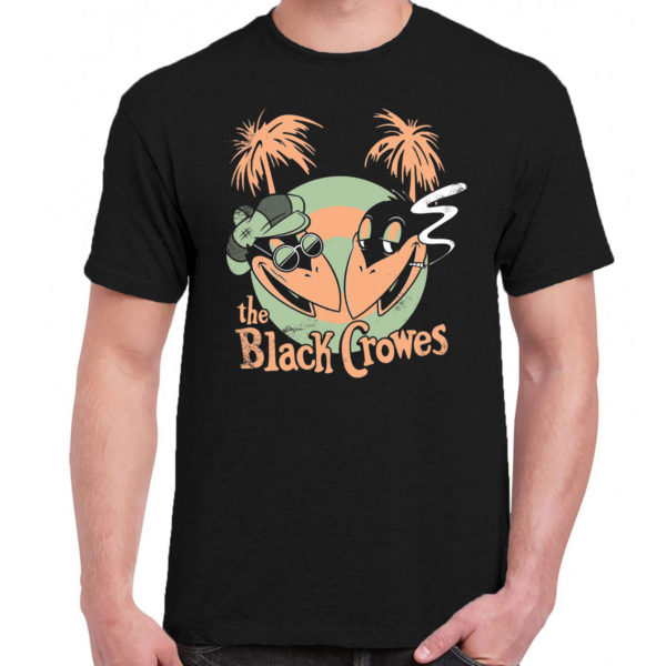 1CP A 348 The Black Crowes t shirt rock band metal retro punk vintage concert tshirts tour shirt rock for men classic cotton logo gift quality new