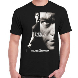 6 A 026 The Bourne Ultimatum t shirt cult movie film serie retro vintage tshirts shirt t shirts for men cotton design handmade logo new