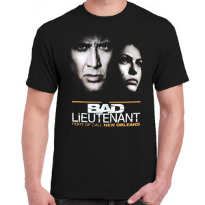 6 A 029 Bad Lieutenant t shirt cult movie film serie retro vintage tshirts shirt t shirts for men cotton design handmade logo new