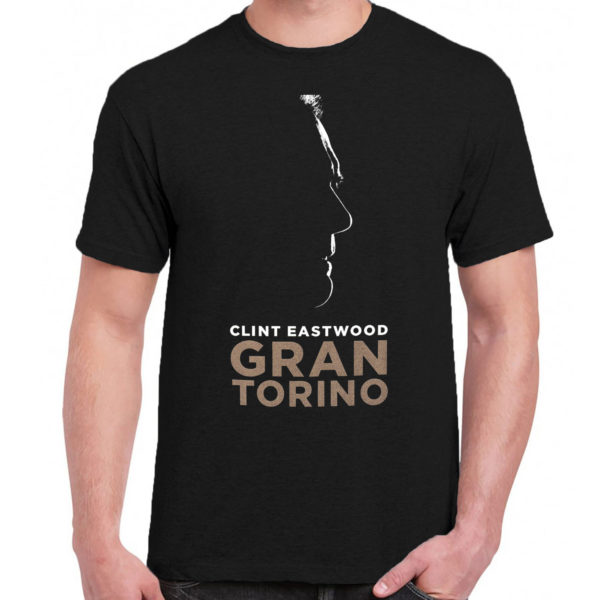 6 A 061 Gran Torino Clint Eastwood t shirt cult movie film serie retro vintage tshirts shirt t shirts for men cotton design handmade logo new