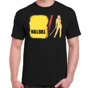6 A 067 Kill Bill Uma Thurman t shirt cult movie film serie retro vintage tshirts shirt t shirts for men cotton design handmade logo new