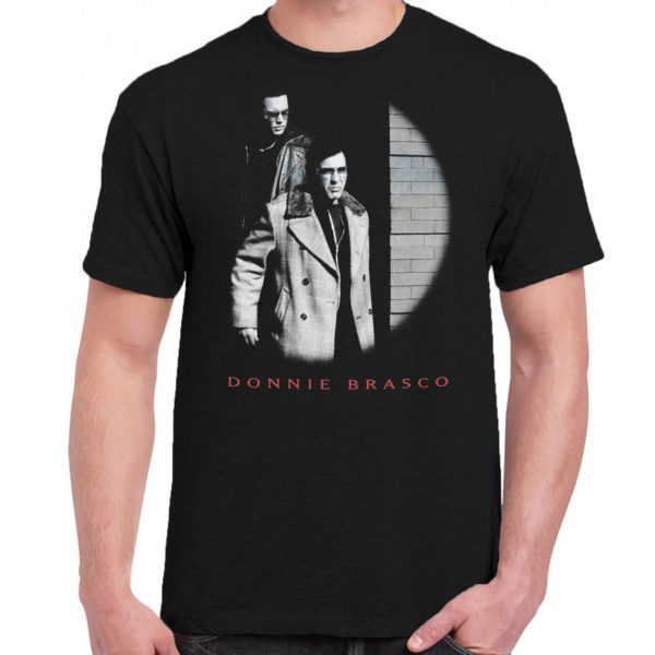 6 A 087 Donnie Brasco Johnny Depp Al Pacino Michael Madsen t shirt cult movie film serie retro vintage tshirts shirt t shirts for men cotton design handmade logo new