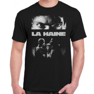 6 A 108 La Haine Vincent Cassel Mathieu Kassovitz Vincent Cassel Said Taghmaoui t shirt cult movie film serie retro vintage tshirts shirt t shirts for men cotton design handmade logo new