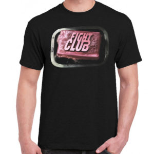 6 A 161 Fight Club Brad Pitt Edward Norton t shirt cult movie film serie retro vintage tshirts shirt t shirts for men cotton design handmade logo new