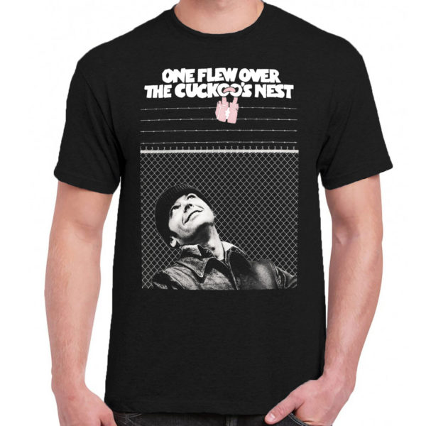 6 A 162 One Flew Over The Cuckoos Nest Jack Nicholson t shirt cult movie film serie retro vintage tshirts shirt t shirts for men cotton design handmade logo new