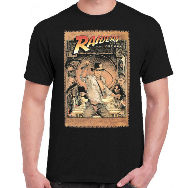 6 A 175 Raiders of the Lost Ark Steven Spielberg t shirt cult movie film serie retro vintage tshirts shirt t shirts for men cotton design handmade logo new