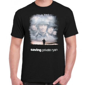 6 A 189 Saving Private Ryan Steven Spielberg Tom Hanks Matt Damon t shirt cult movie film serie retro vintage tshirts shirt t shirts for men cotton design handmade logo new