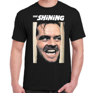 6 A 190 THE SHINING Jack Nicholson Stanley Kubrick t shirt cult movie film serie retro vintage tshirts shirt t shirts for men cotton design handmade logo new
