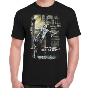 6 A 192 Cantando bajo la lluvia Gene Kelly t shirt cult movie film serie retro vintage tshirts shirt t shirts for men cotton design handmade logo new