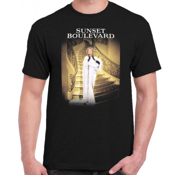 6 A 196 Sunset Boulevard Billy Wilder t shirt cult movie film serie retro vintage tshirts shirt t shirts for men cotton design handmade logo new