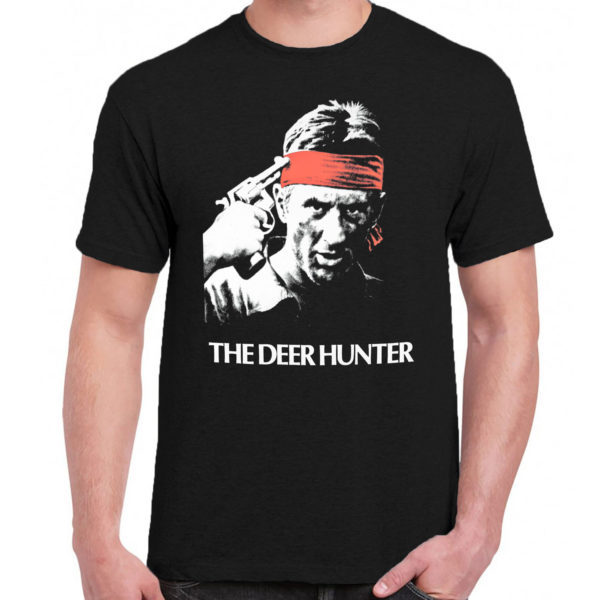 6 A 208 The Deer Hunter Robert De Niro Christopher Walken t shirt cult movie film serie retro vintage tshirts shirt t shirts for men cotton design handmade logo new