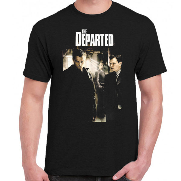 6 A 210 The Departed Martin Scorsese t shirt cult movie film serie retro vintage tshirts shirt t shirts for men cotton design handmade logo new