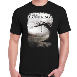 6 A 246 THE CONJURING horror t shirt cult movie film serie retro vintage tshirts shirt t shirts for men cotton design handmade logo new