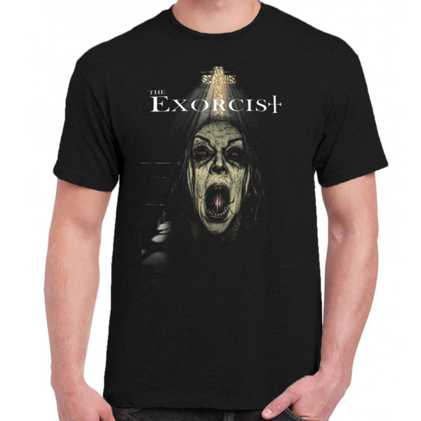 6 A 248 THE EXORCIST 1973 horror t shirt cult movie film serie retro vintage tshirts shirt t shirts for men cotton design handmade logo new