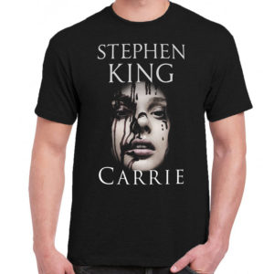 6 A 253 Carrie Stephen King t shirt cult movie film serie retro vintage tshirts shirt t shirts for men cotton design handmade logo new