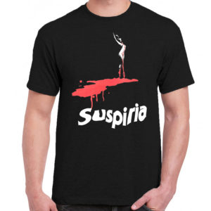 6 A 266 Suspiria Horror t shirt cult movie film serie retro vintage tshirts shirt t shirts for men cotton design handmade logo new