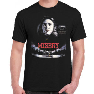 6 A 280 Misery Stephen King t shirt cult movie film serie retro vintage tshirts shirt t shirts for men cotton design handmade logo new