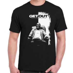 6 A 284 Get Out t shirt cult movie film serie retro vintage tshirts shirt t shirts for men cotton design handmade logo new
