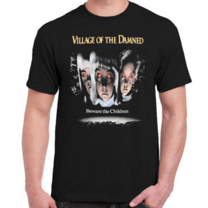 6 A 316 Village Of The Damned John Carpenter Christopher Reeve t shirt cult movie film serie retro vintage tshirts shirt t shirts for men cotton design handmade logo new