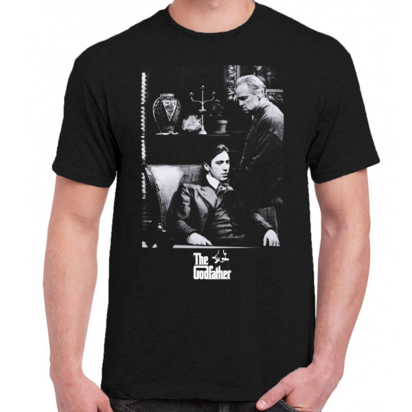 6 A 325 The Godfather Al Pacino Marlon Brando Don Corleone t shirt cult movie film serie retro vintage tshirts shirt t shirts for men cotton design handmade logo new
