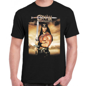 6 A 330 Conan the Barbarian Arnold Schwarzenegger t shirt cult movie film serie retro vintage tshirts shirt t shirts for men cotton design handmade logo new
