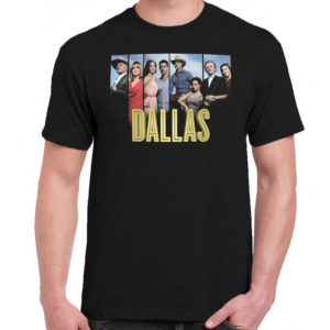 6 A 358 Dallas 1978 TV Ewing family Texas t shirt cult movie film serie retro vintage tshirts shirt t shirts for men cotton design handmade logo new