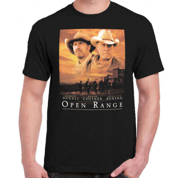 6 A 382 Open Range t shirt cult movie film serie retro vintage tshirts shirt t shirts for men cotton design handmade logo new