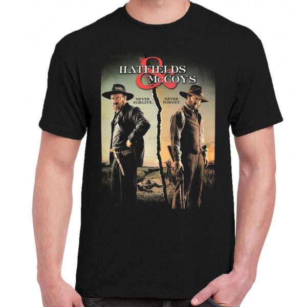 6 A 392 Hatfields and McCoys t shirt cult movie film serie retro vintage tshirts shirt t shirts for men cotton design handmade logo new