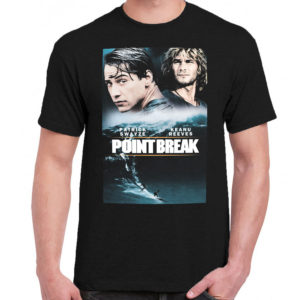 6 A 405 Point Break Patrick Swayze Keanu Reeves t shirt cult movie film serie retro vintage tshirts shirt t shirts for men cotton design handmade logo new