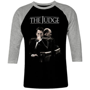 6 I 003 The Judge Robert Downey Jr. raglan t shirt 3 4 cult movie film serie retro vintage tshirts shirt t shirts for men cotton design handmade logo new