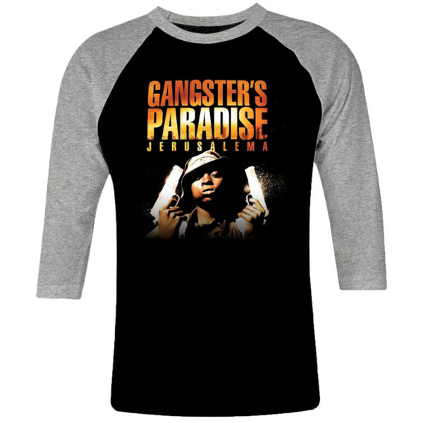 6 I 048 Gangsters Paradise Michelle Pfeiffer Wade Dominguez Renoly Santiago raglan t shirt 3 4 cult movie film serie retro vintage tshirts shirt t shirts for men cotton design handmade logo new