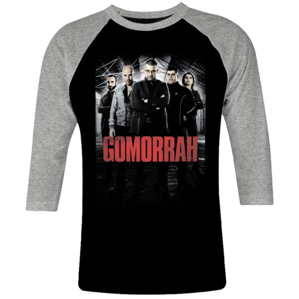 6 I 082 Gomorrah raglan t shirt 3 4 cult movie film serie retro vintage tshirts shirt t shirts for men cotton design handmade logo new