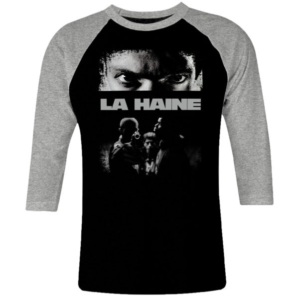 6 I 108 La Haine Vincent Cassel Mathieu Kassovitz Vincent Cassel Said Taghmaoui raglan t shirt 3 4 cult movie film serie retro vintage tshirts shirt t shirts for men cotton design handmade logo new