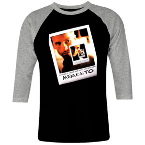6 I 181 Memento Christopher Nolan raglan t shirt 3 4 cult movie film serie retro vintage tshirts shirt t shirts for men cotton design handmade logo new