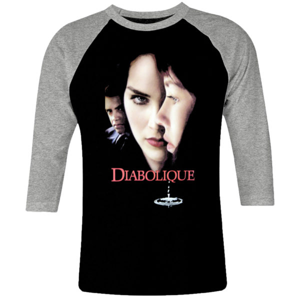 6 I 212 Diabolique Sharon Stone raglan t shirt 3 4 cult movie film serie retro vintage tshirts shirt t shirts for men cotton design handmade logo new