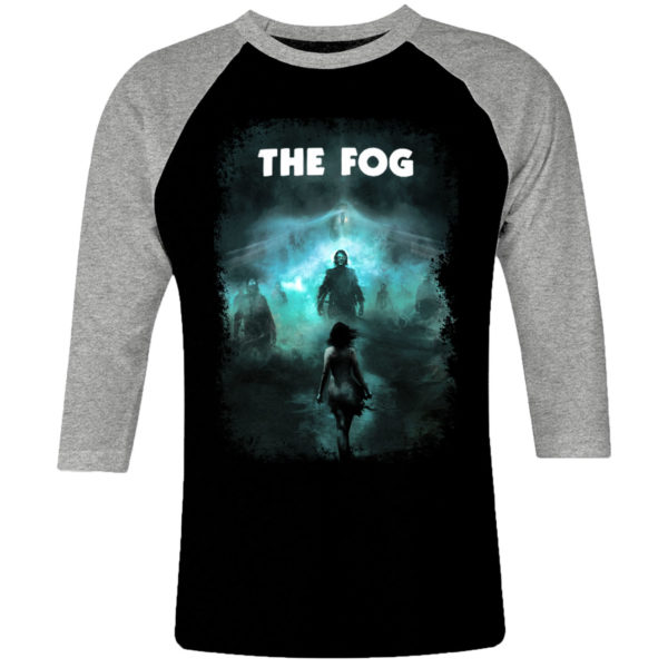 6 I 306 The Fog John Carpenter Tom Atkins raglan t shirt 3 4 cult movie film serie retro vintage tshirts shirt t shirts for men cotton design handmade logo new