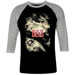 6 I 319 Day Of The Dead Bloodline raglan t shirt 3 4 cult movie film serie retro vintage tshirts shirt t shirts for men cotton design handmade logo new