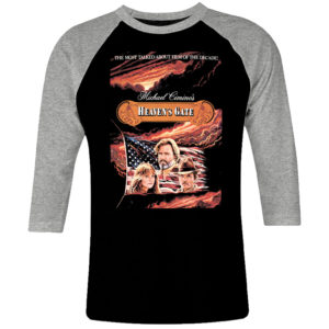6 I 403 Heavens Gate Michael Cimino raglan t shirt 3 4 cult movie film serie retro vintage tshirts shirt t shirts for men cotton design handmade logo new