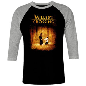 6 I 090 Millers Crossing Gabriel Byrne raglan t shirt 3 4 cult movie film serie retro vintage tshirts shirt t shirts for men cotton design handmade logo new
